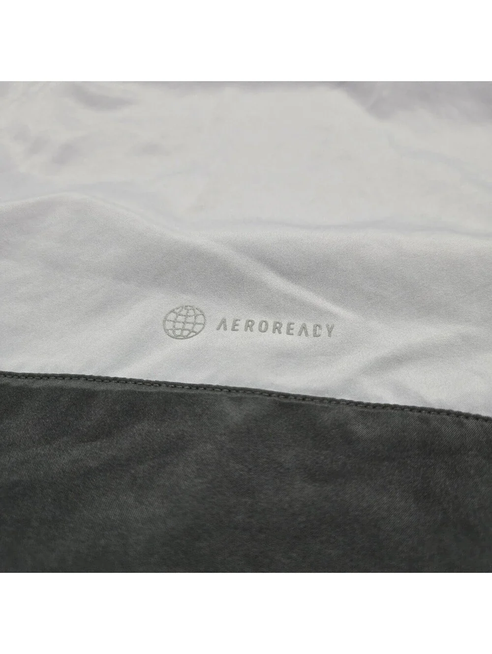 Size XL Adidas McDonalds Zip Up Jacket Train FZ Aeroready Grey/Black Hoodie EUC